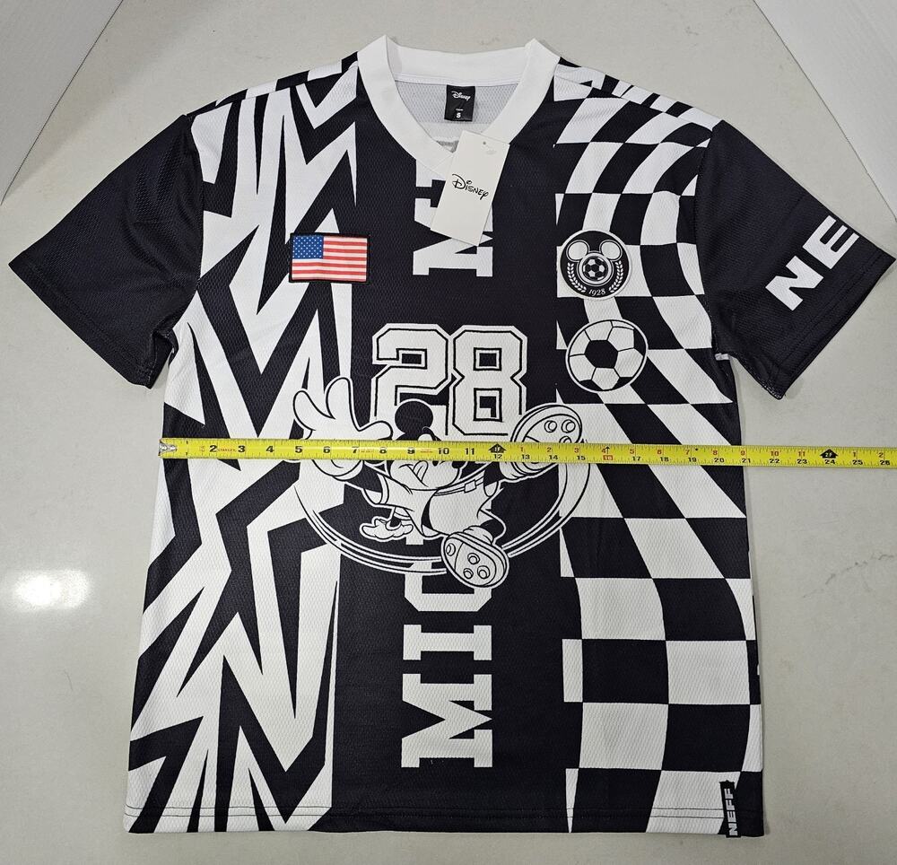 Adult Disney x NEFF Jersey Size S NWT Black & White Disney Jersey 2026 Merch
